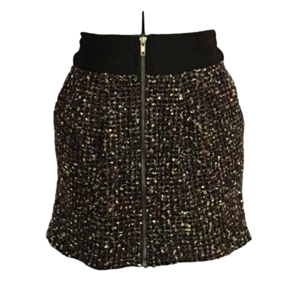 FOREVER 21 Multi Colored Mini Skirt, Size M